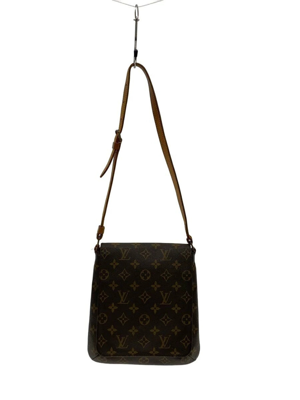 LOUIS VUITTON Musette Salsa Monogram Canvas Short Shoulder Bag Brown